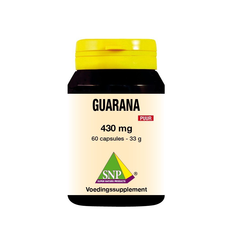 Snp Guarana 430 mg puur 60 capsules