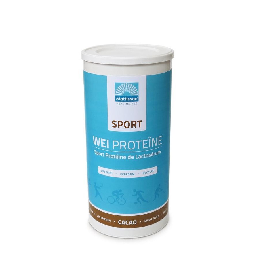 Mattisson Wei proteine concentraat sport cacao 450 gram