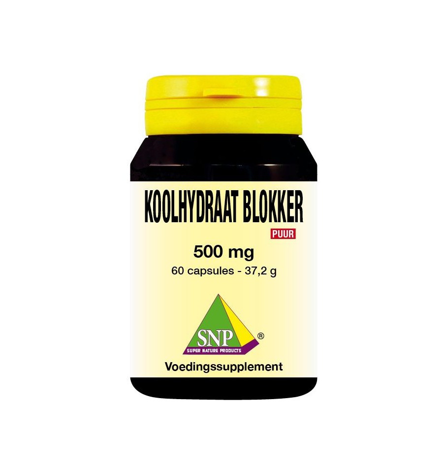Snp Koolhydraat blokker 500 mg puur 60 capsules