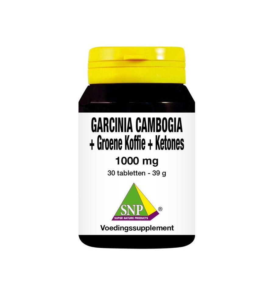 Snp Garcinia + groene koffie + ketones 30 tabletten