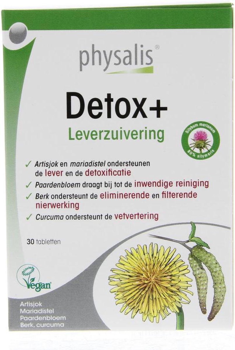 Physalis Detox+ 30 tabletten