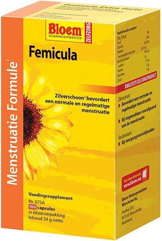 Bloem Femicula extra forte 100 capsules