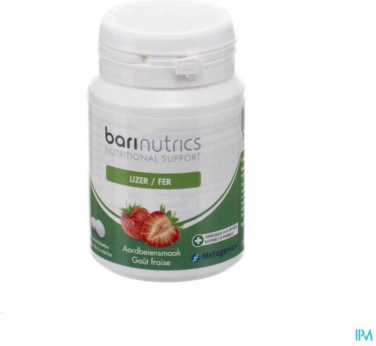 Metagenics Barinutrics IJzer aardbei 90 tabletten