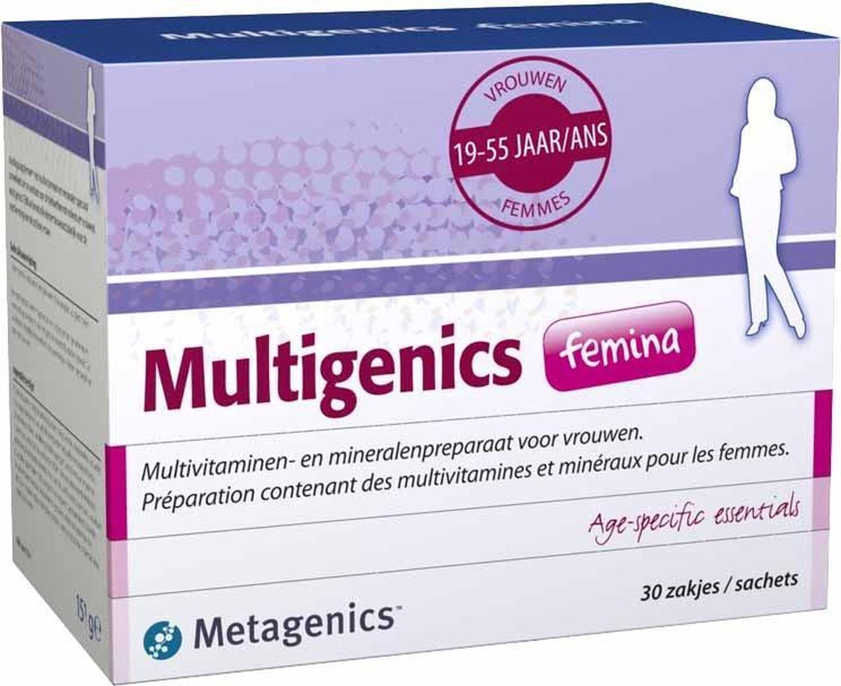 Metagenics Multigenics femina 30 sachets