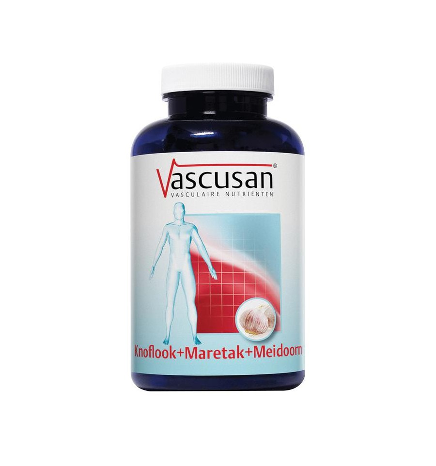 Vascusan Knoflook maretak meidoorn 240 capsules