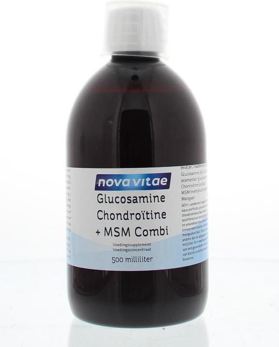 Nova Vitae Glucosamine chondroitine MSM combi 500 ml