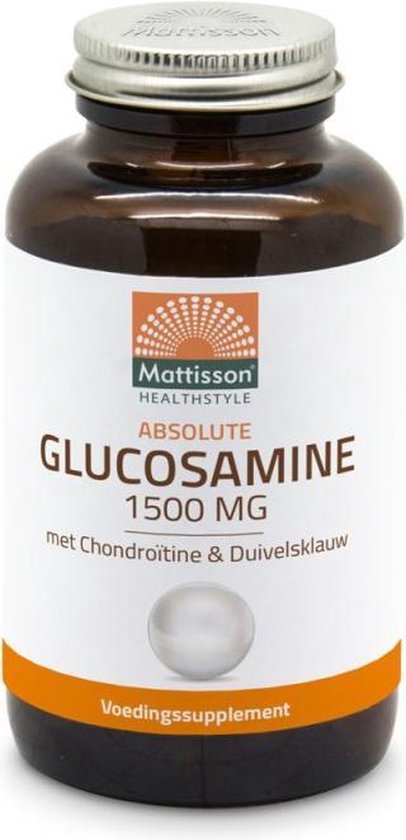 Mattisson Glucosamine 1500 mg & chondroïtine & duivelsklauw 120 capsul