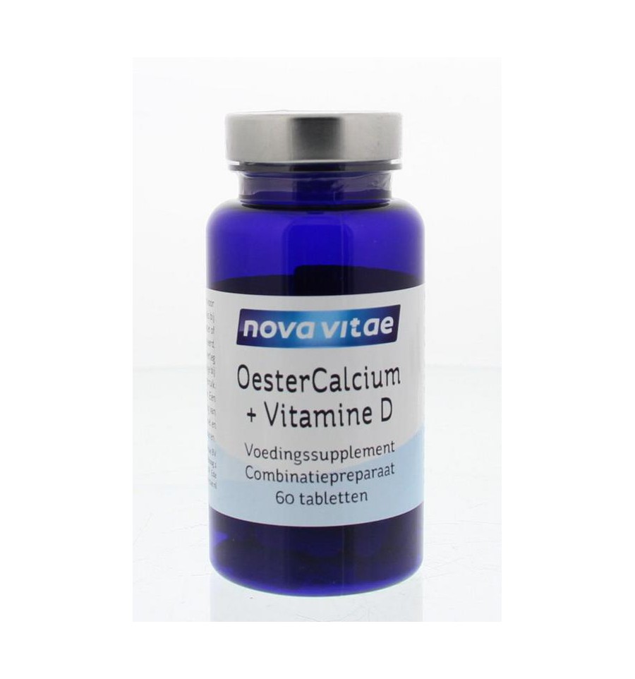 Nova Vitae Oestercalcium Vit D 60 tabletten