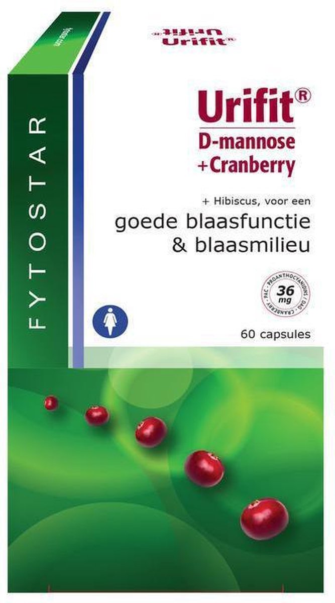 Fytostar Urifit D mannose + cranberry 60 capsules