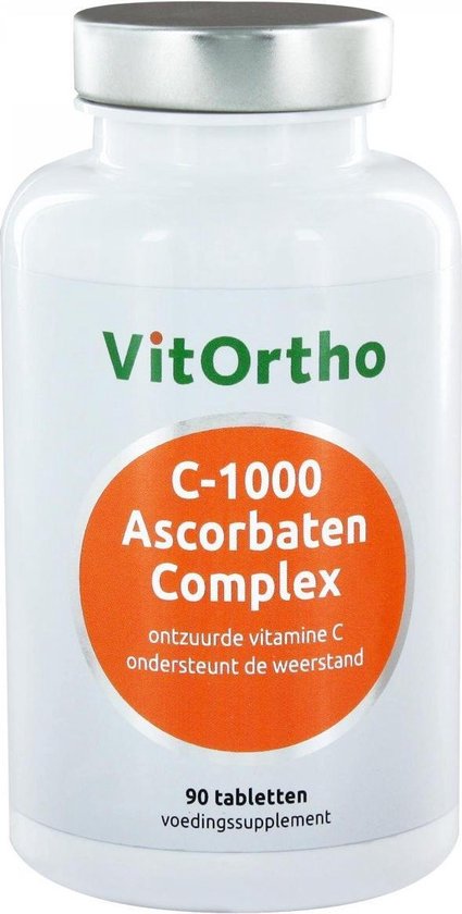 Vitortho C-1000 Ascorbaten complex 90 tabletten