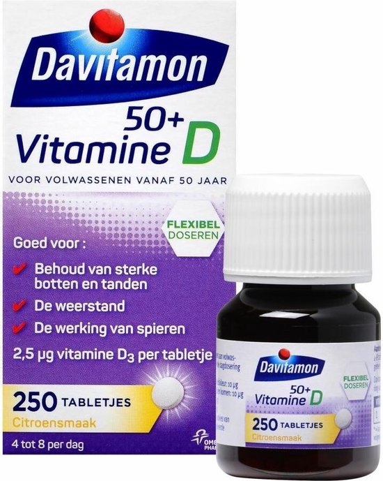 Davitamon Vitamine D 50+ 250 tabletten