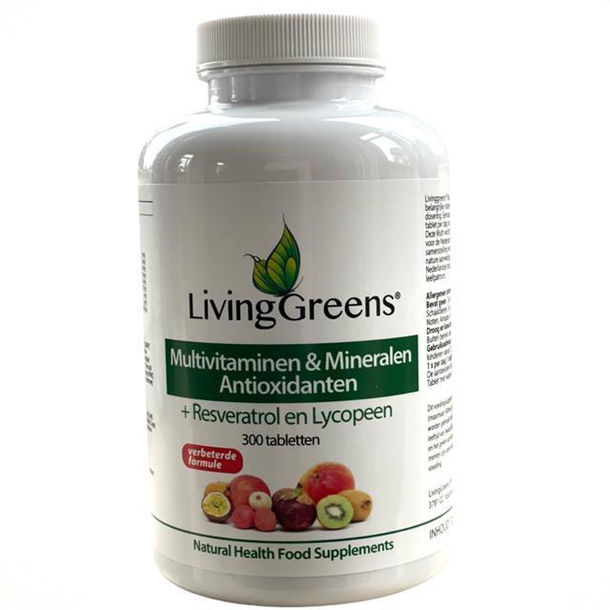 Livinggreens Multi vitaminen & mineralen antioxidant 300 tabletten