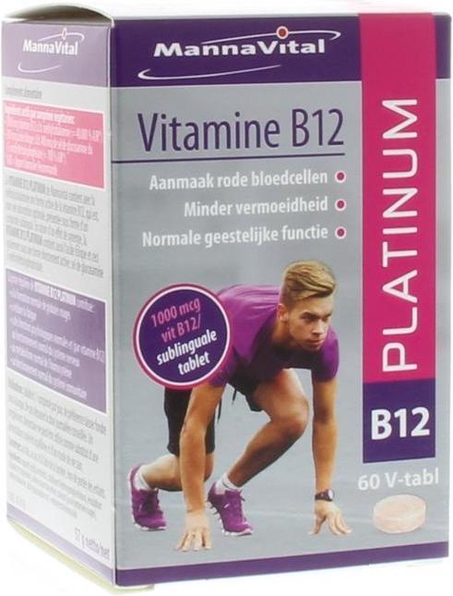 Mannavital Vitamine B12 platinum 60 tabletten