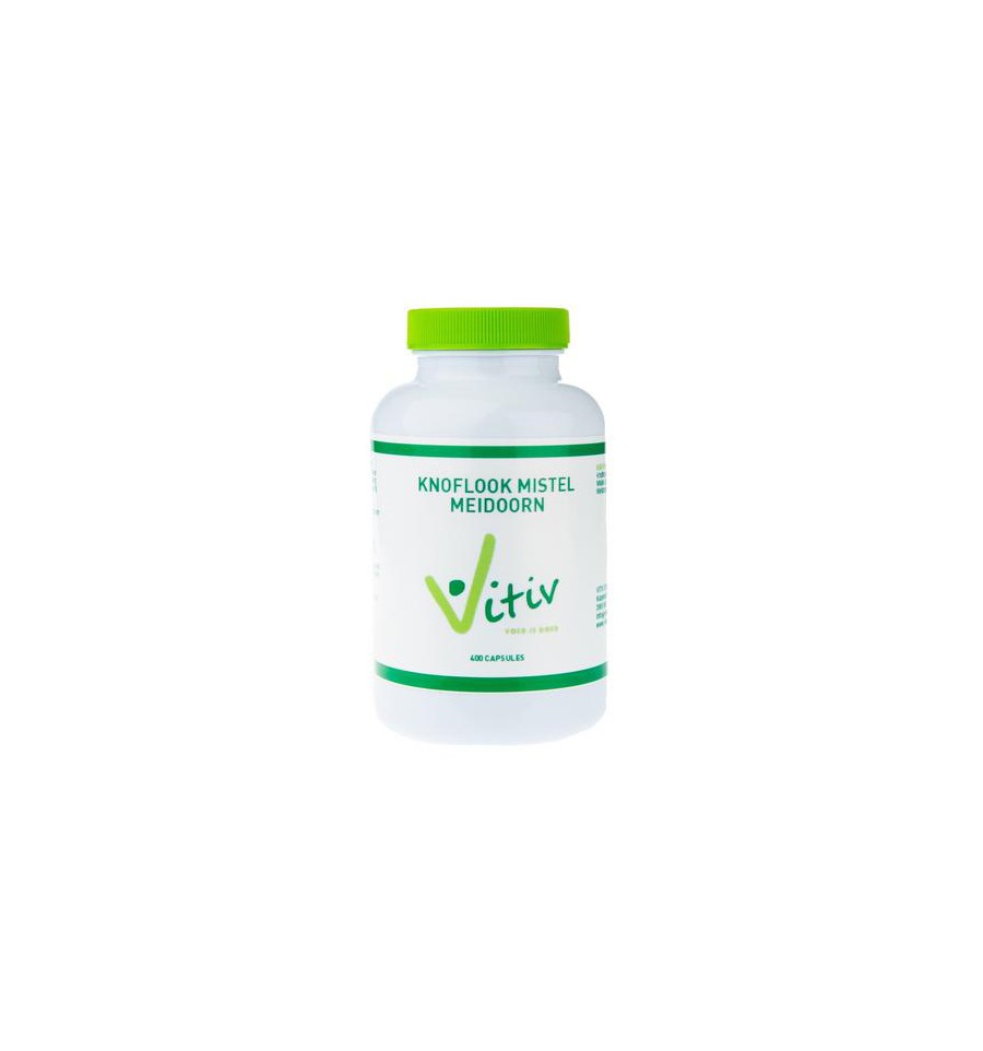 Vitiv Knoflook mistel meidoorn 400 capsules