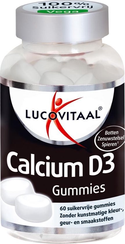 Lucovitaal Calcium D3 gum 60 tabletten