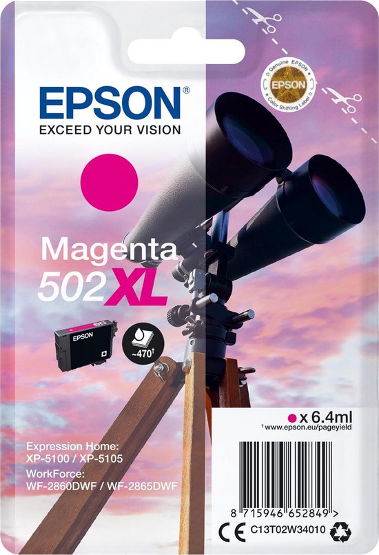 Epson 502XL Cartridge - Magenta
