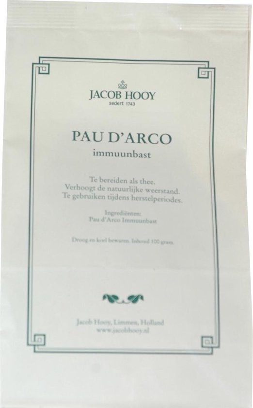 Jacob Hooy Pau d&apos; Arco (geel zakje) 100 gram