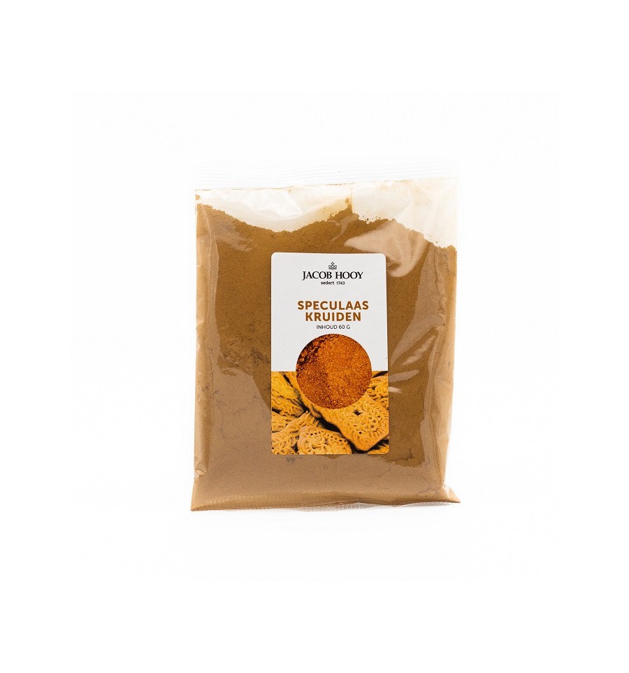 Jacob Hooy Speculaaskruiden transparant zakje 60 gram