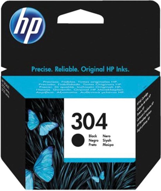 HP 304 - Inktcartridge - - Zwart