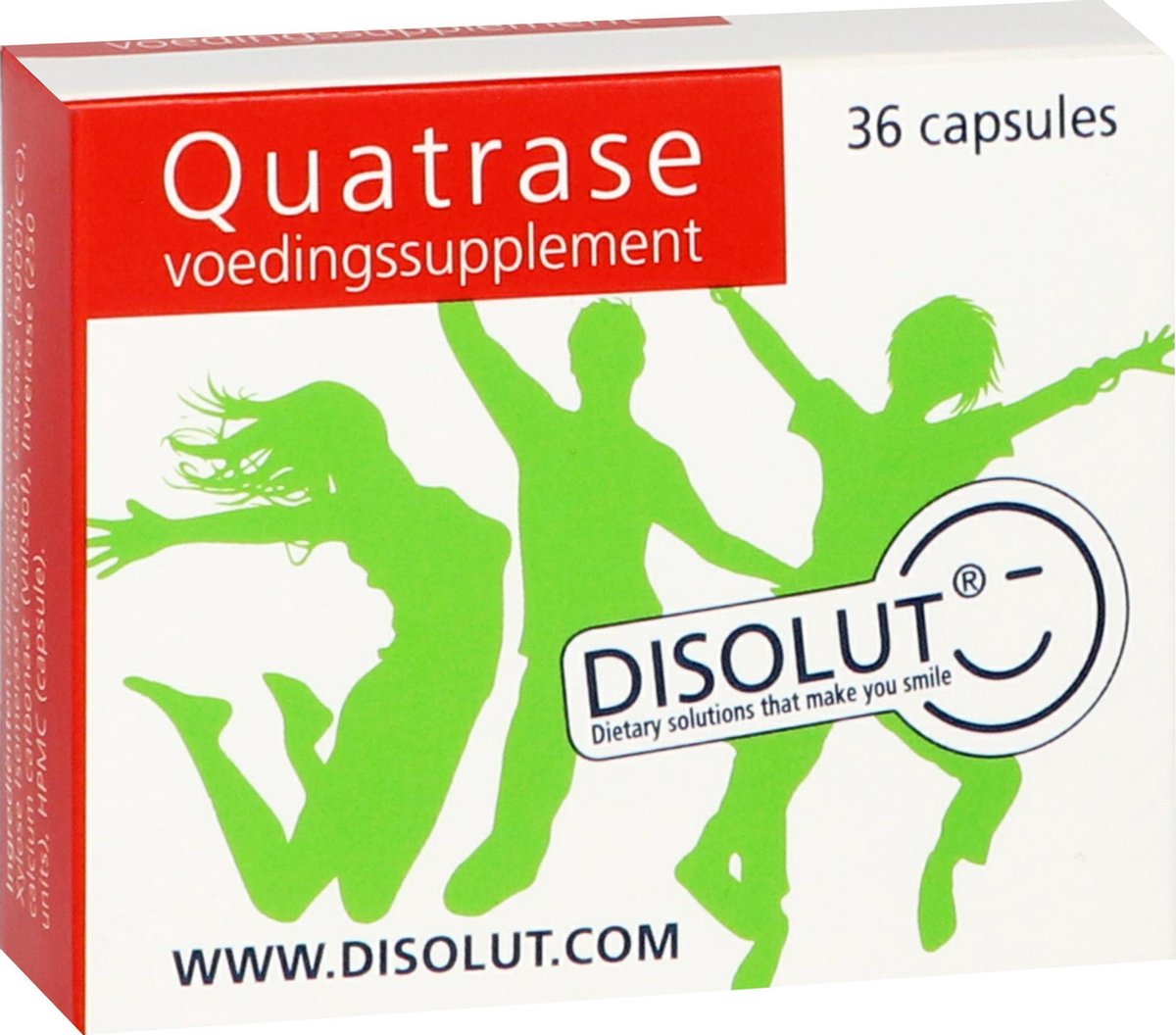 Disolut Quatrase enzym complex 36 capsules