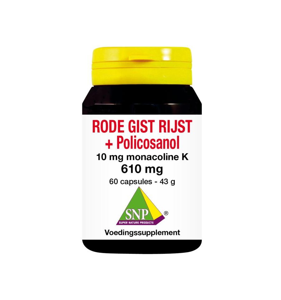 Snp Rode gist rijst & policosanol 60 capsules