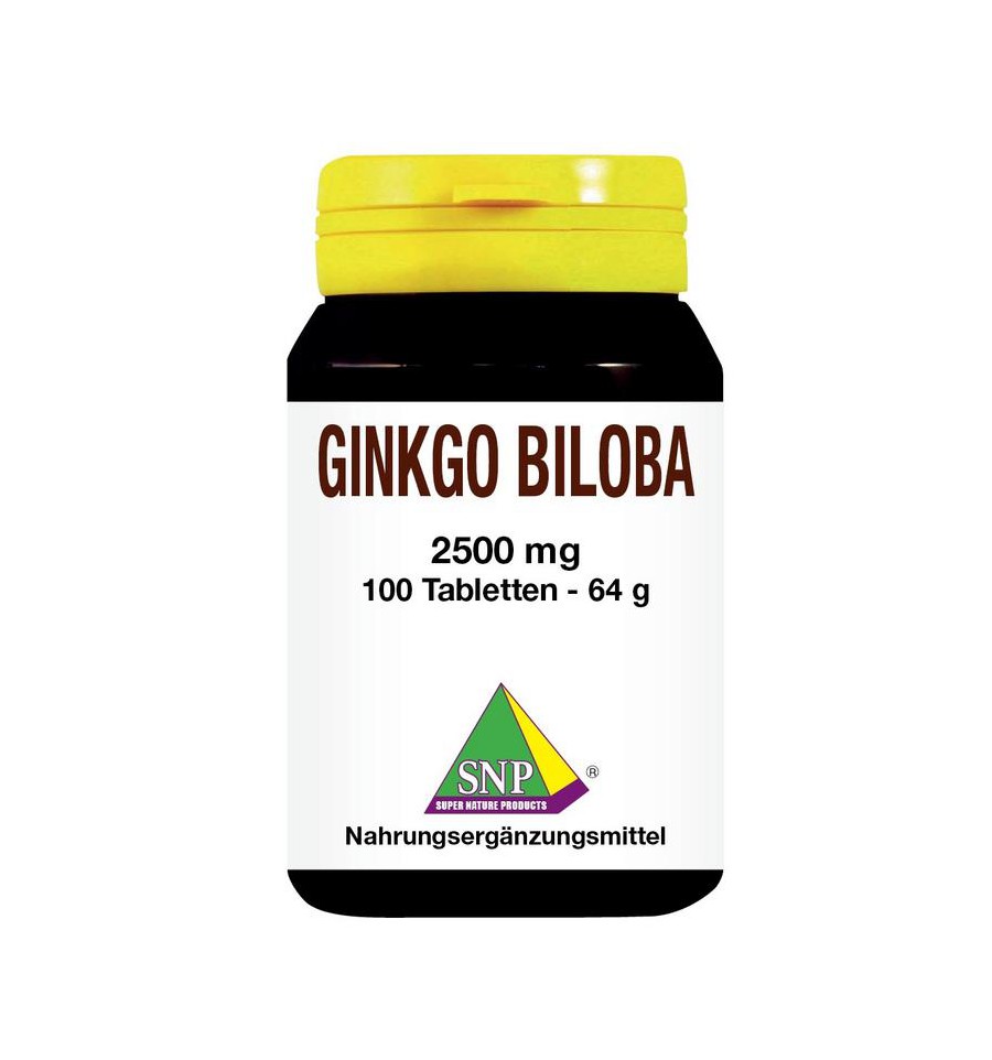Snp Ginkgo biloba 2500 mg 100 tabletten