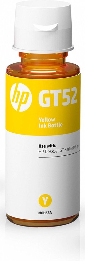 HP GT52 Originele Inktfles - Geel