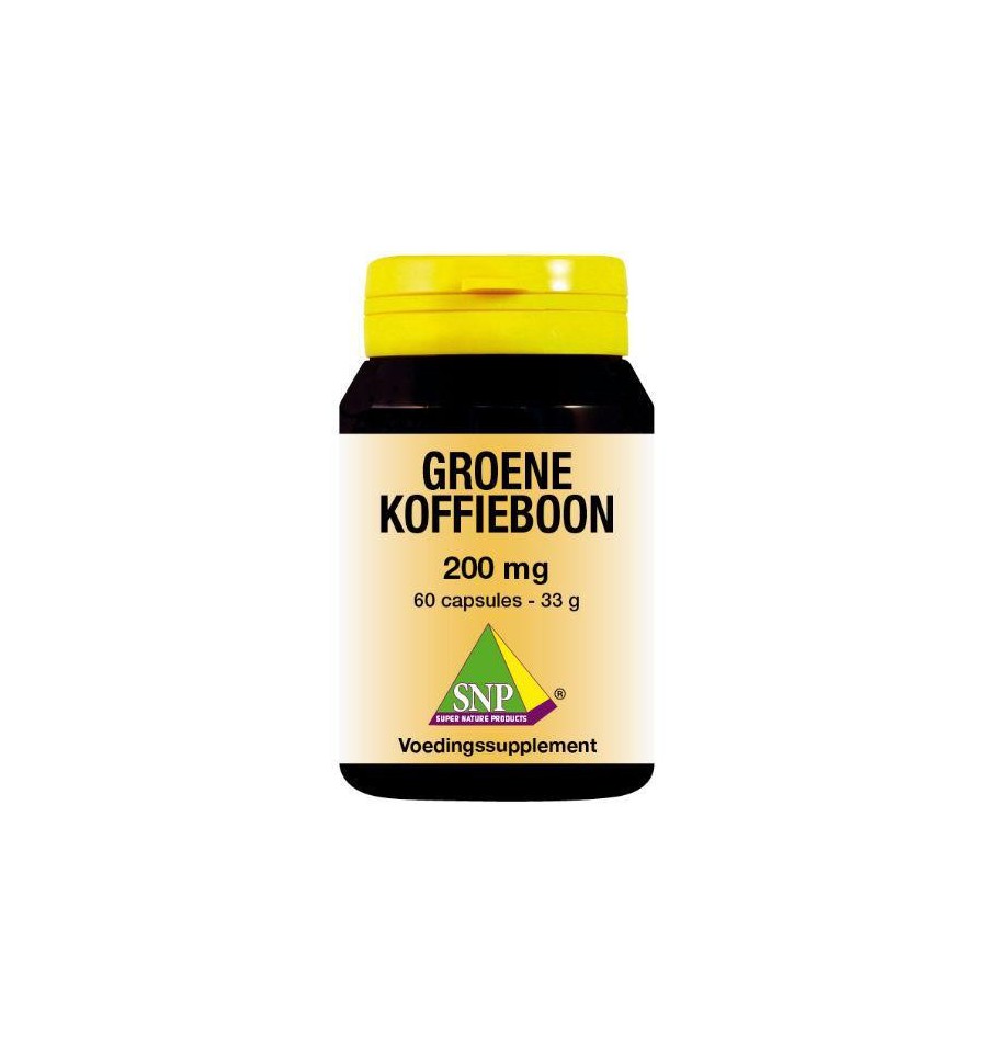 Snp e koffiebonen 200 mg 60 capsules - Groen