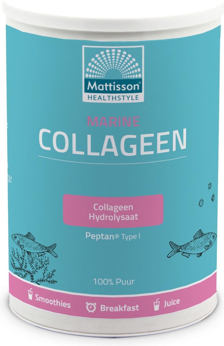 Mattisson Marine collageen poeder Peptan 300 gram