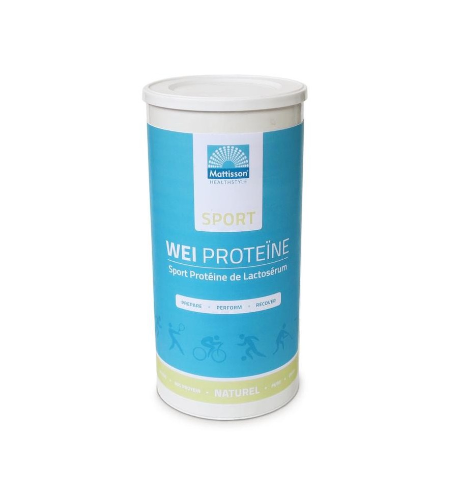 Mattisson Wei proteine concentraat sport naturel 450 gram