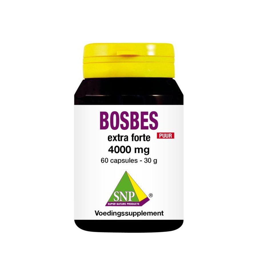 Snp Bosbes extra forte 4000 mg puur 60 capsules