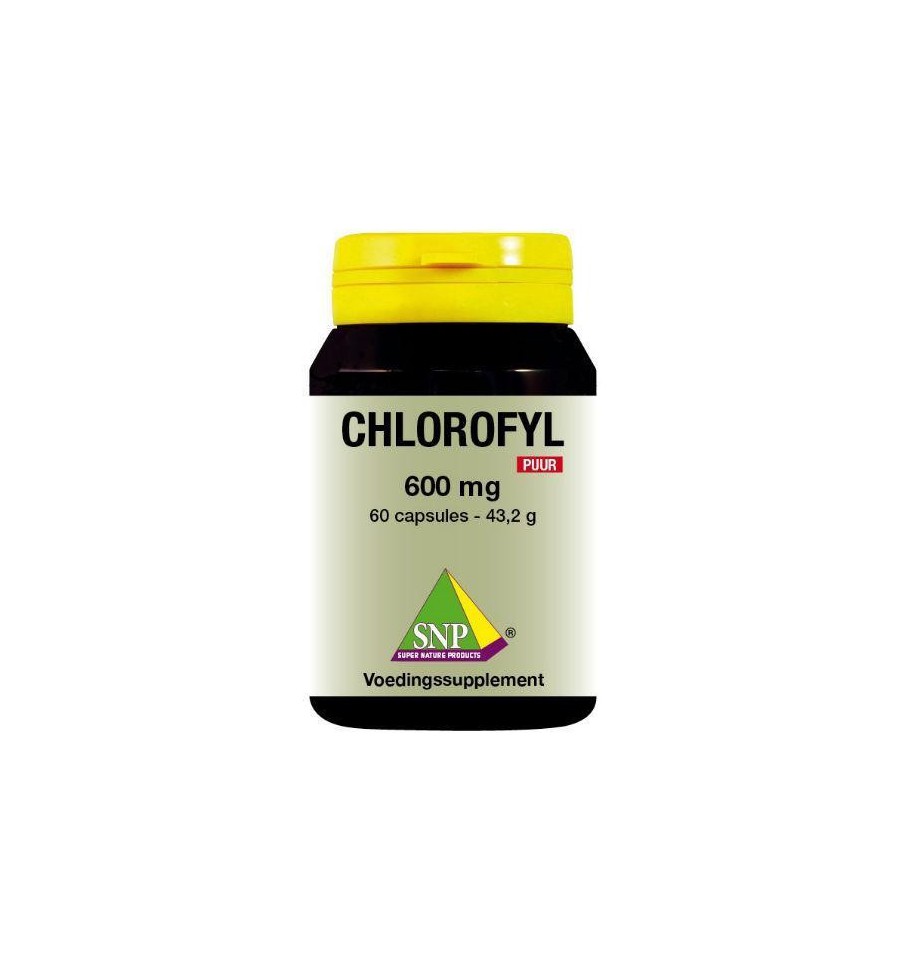 Snp Chlorofyl 600 mg puur 60 capsules