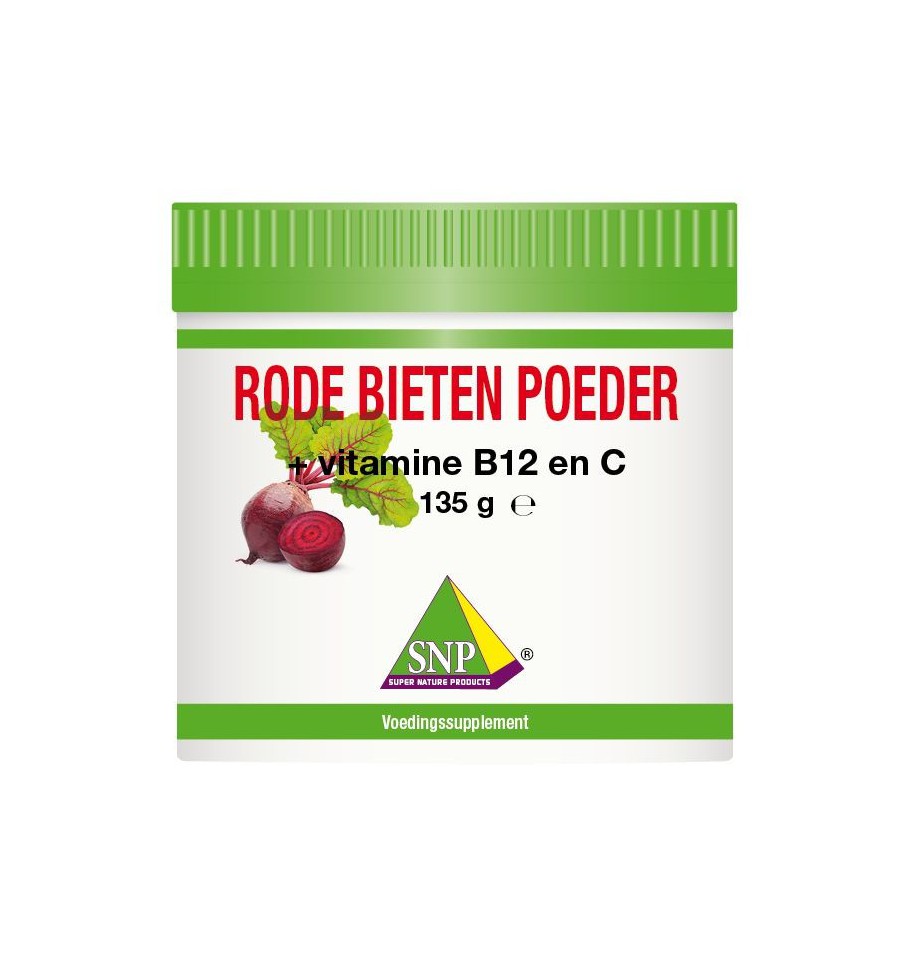 Snp Rode bietenpoeder vitamine B12 vitamine C stevia 135 gram