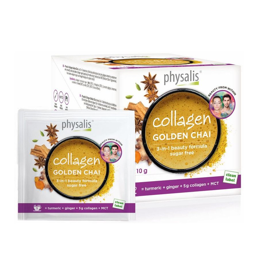 Physalis Collagen golden chai 10 gram 12 stuks
