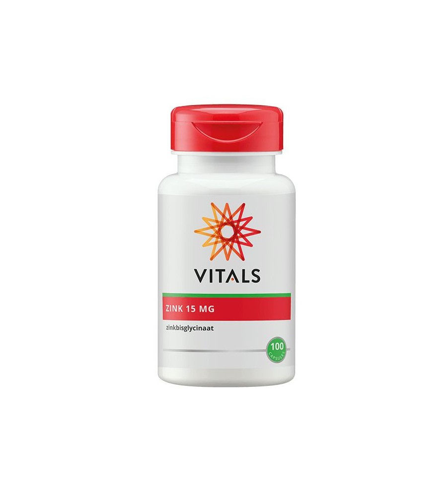 Vitals Zink 15 mg 100 capsules