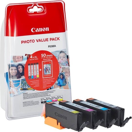 Canon CLI-571XL Cartridges Combo Pack