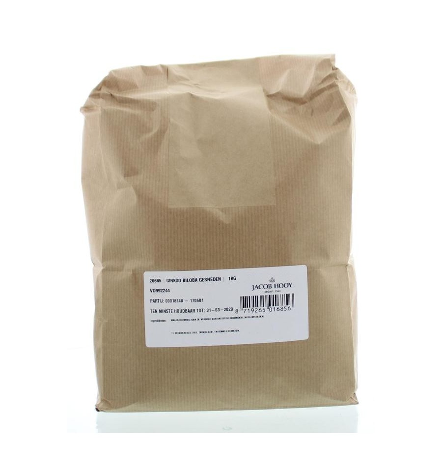 Jacob Hooy Ginkgo biloba gesneden 1 kg