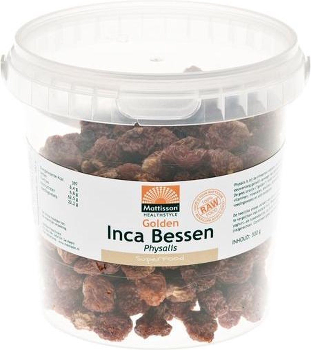 Mattisson Bessen golden Inca physalis bio 300 gram