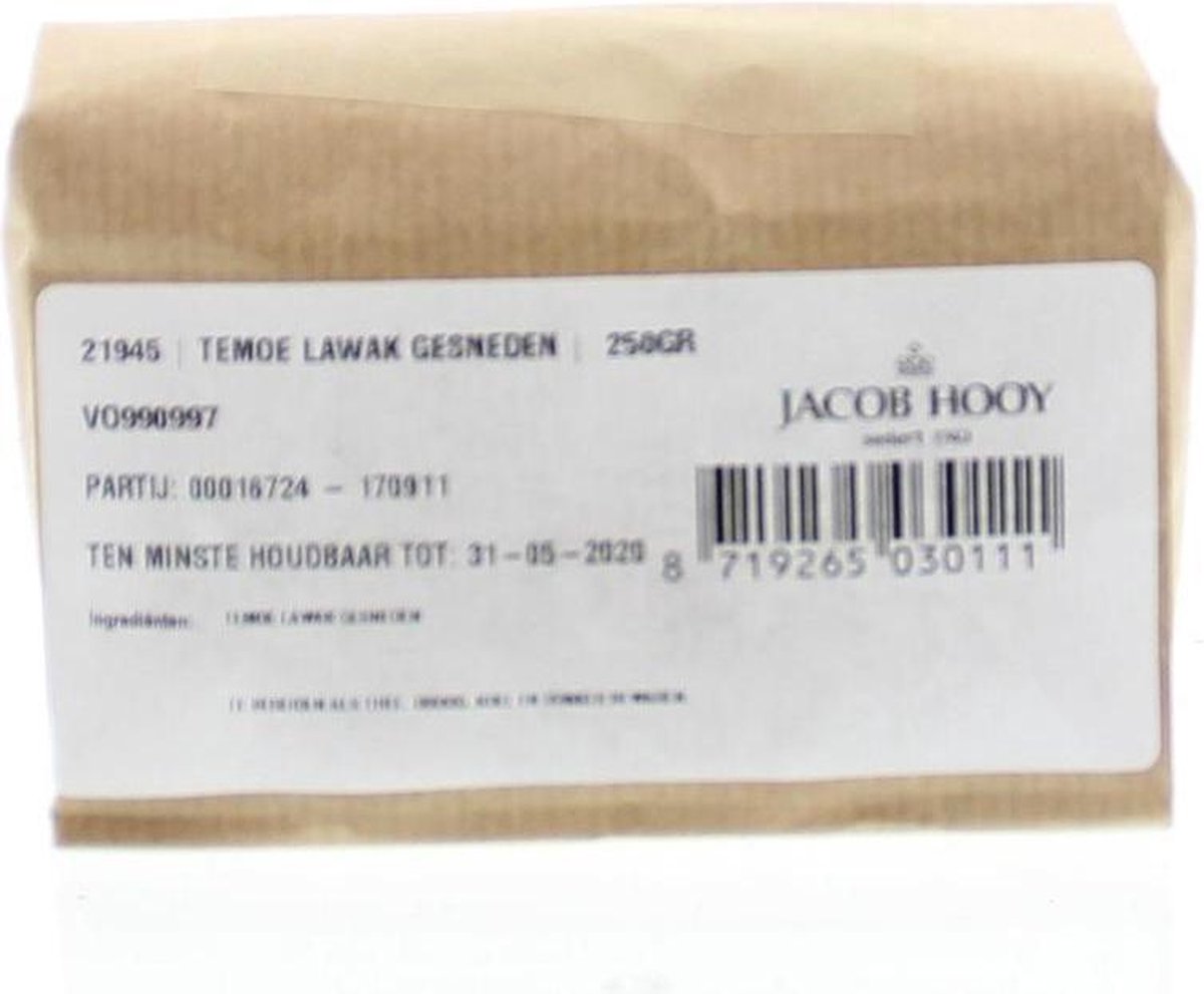 Jacob Hooy Temoe lawak gesneden 250 gram