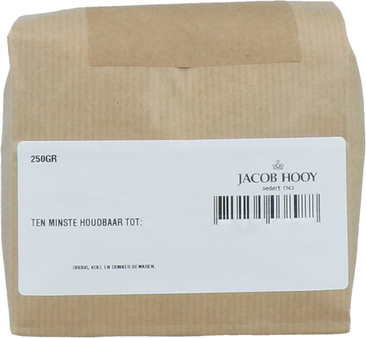 Jacob Hooy Pepermuntblad heel 1e kwaliteit 250 gram