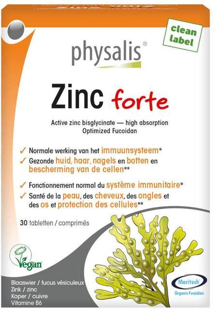 Physalis Zinc forte 30 tabletten