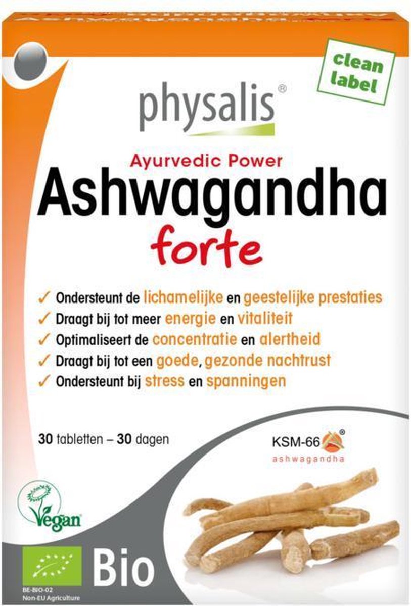 Physalis Ashwagandha forte 30 tabletten