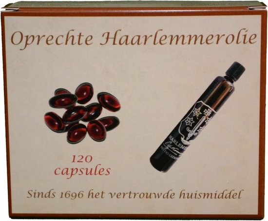 Haarlemmerolie De Koning Tilly 120 capsules