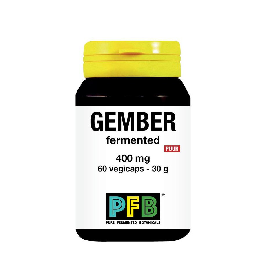 Snp Gember fermented 400 mg 60 capsules