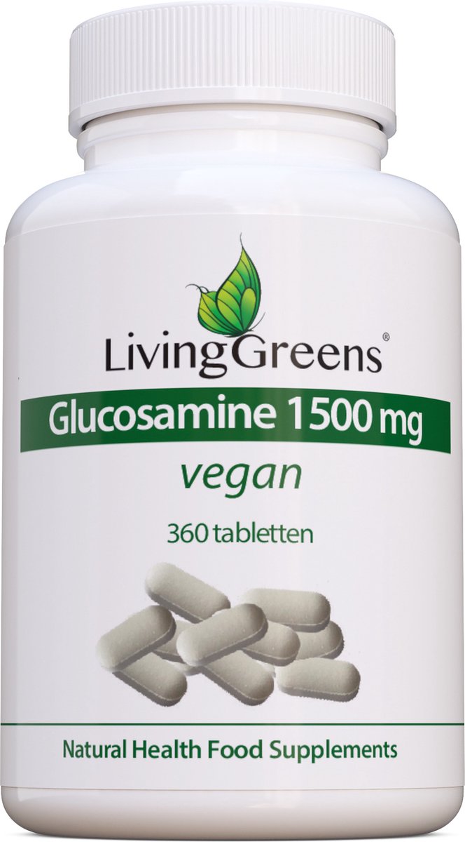 Livinggreens Glucosamine 1500 vegan 360 tabletten