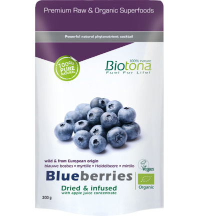 Biotona Blueberries dried infusion 200 gram