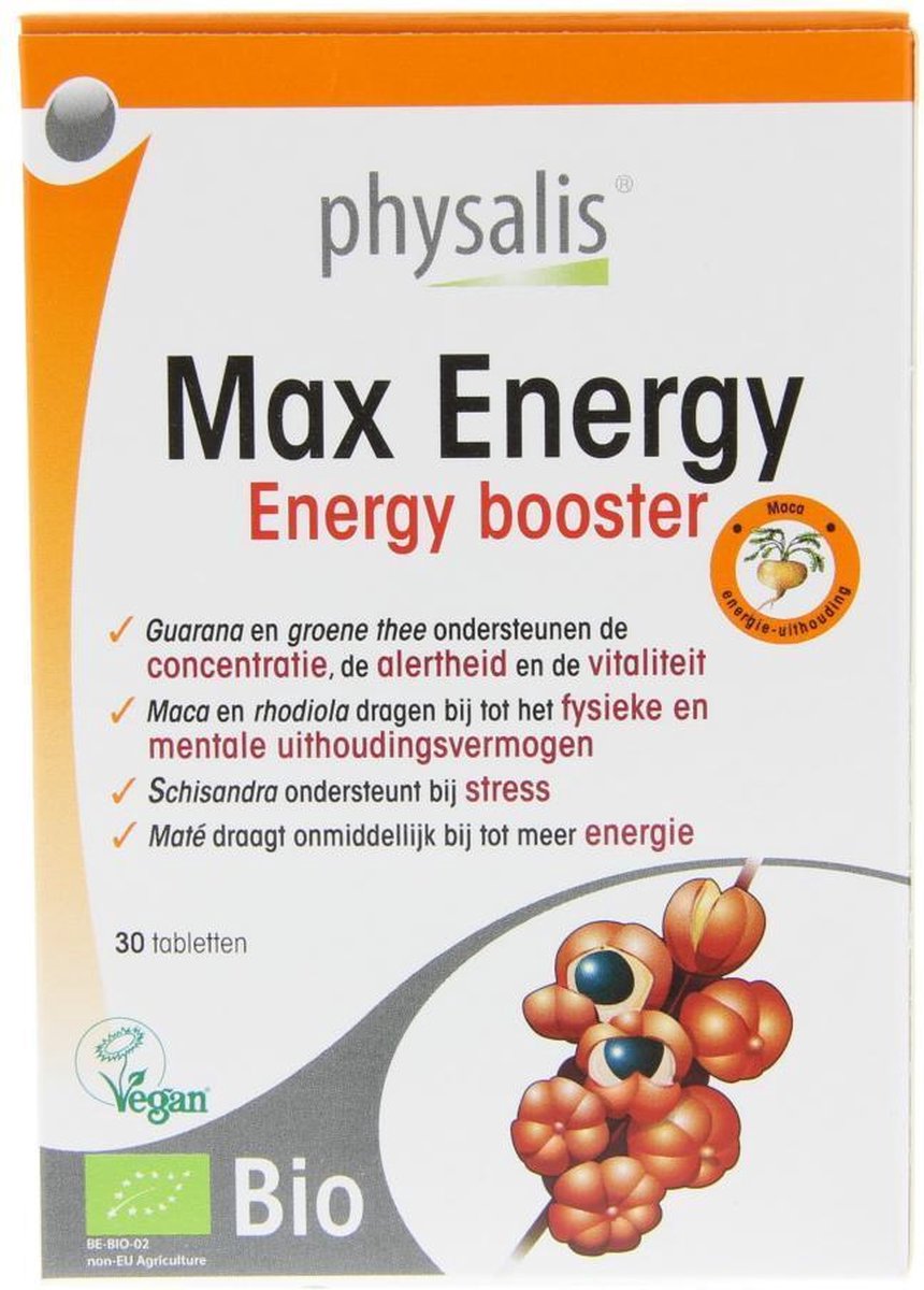 Physalis Max energy 30 tabletten