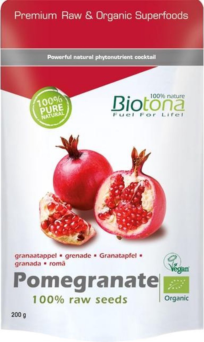 Biotona pomegranate seeds raw