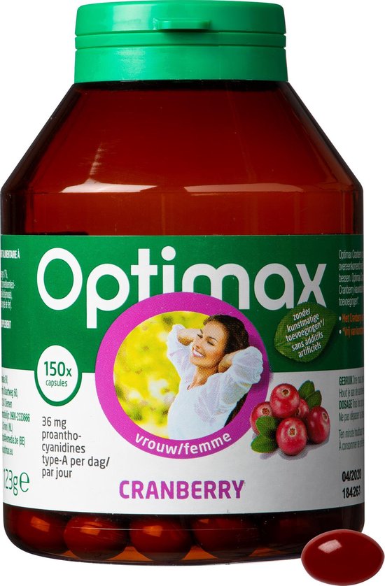 Optimax Cranberry 150 capsules