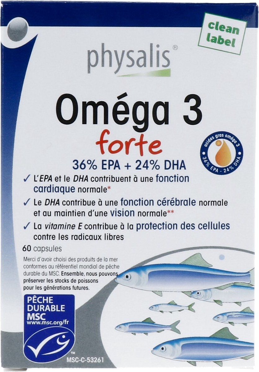 Physalis Omega 3 forte 60 capsules